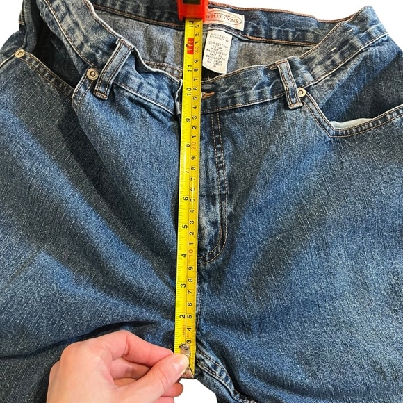 Northern Reflections 100% cotton Blue Denim capri pants women’s size 10 - Picture 5 of 11